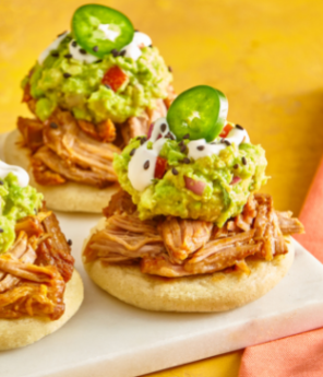 Pork Arepas