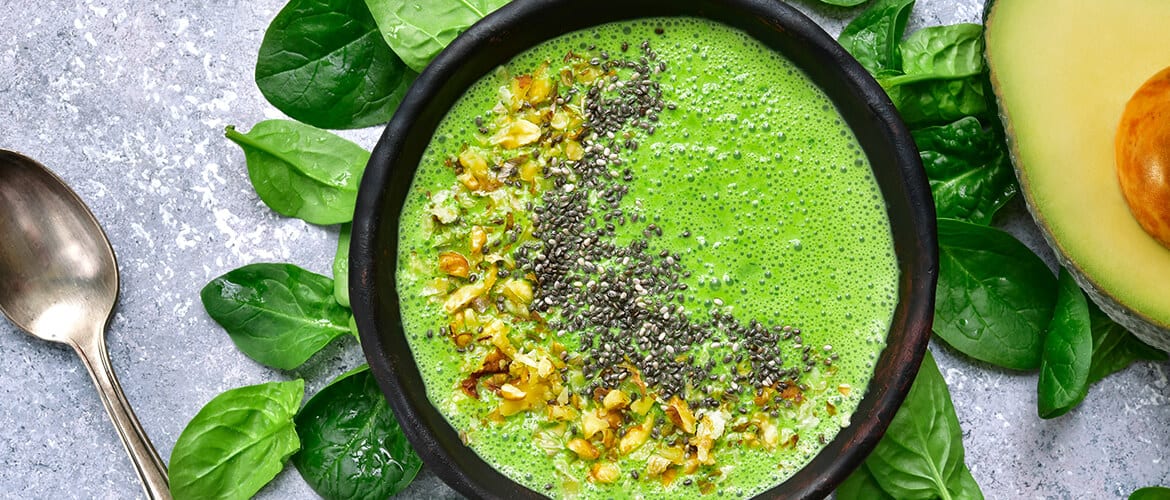 3 Nutritious Avocado Smoothie Bowls