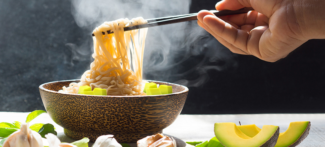 Homemade Ramen with Avocado: Mexican-Japanese Fusion