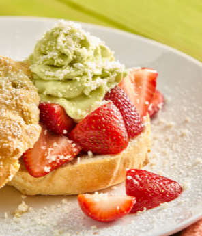 Avocado Strawberry Shortcakes