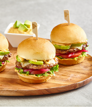 Smoky Avocado and Chipotle Sliders