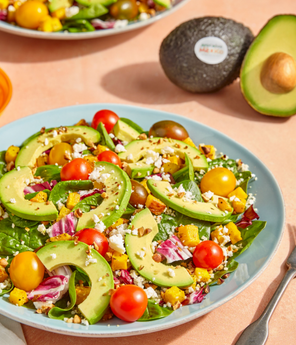 Roasted Pumpkin and Avocado Salad